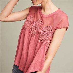 Anthropologie Meadow Rue Lace Top | M